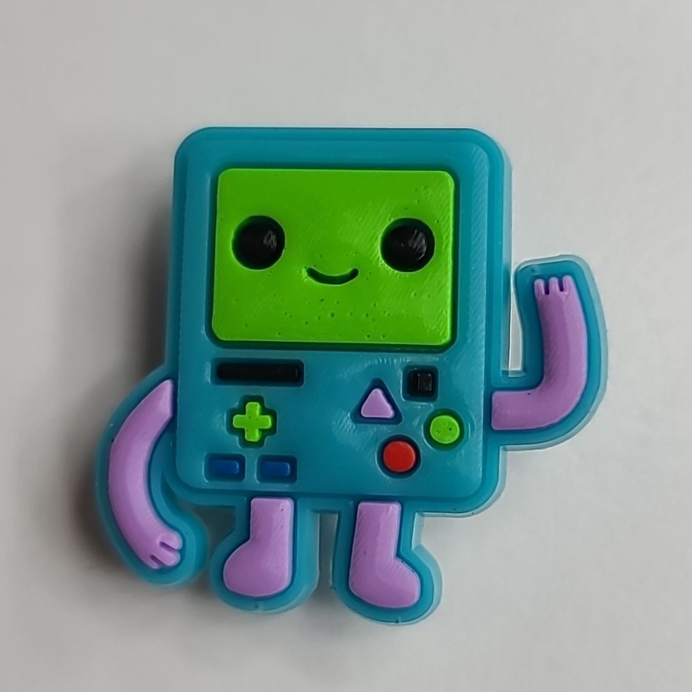 6/$20 Adventure Time BMO Croc Charm Shoe Jewelry Cute Cartoon Robot Game Console